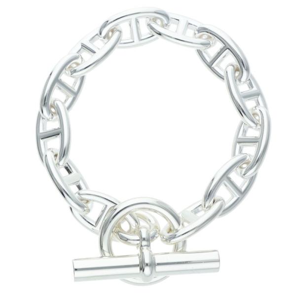 HERMES エルメス Chaine d'Ancre GM シェーヌダンクル GM チェーンブレスレット シルバー 12LINK HERMES（エルメス） 12LINK Chaine d'Ancre GM シェーヌダンクルGM