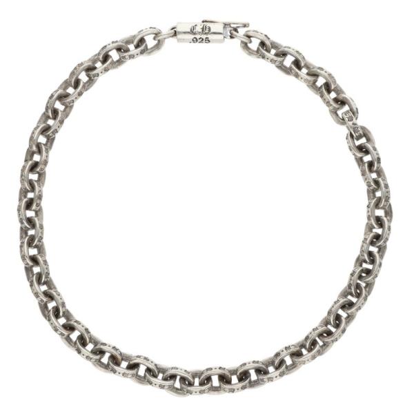 クロムハーツ  PAPER CHAIN/ペーパーチェーン シルバーブレスレット メンズ 8inch CHROME HEARTS（クロムハーツ） サイズ:8inch PAPER CHAIN ペーパー