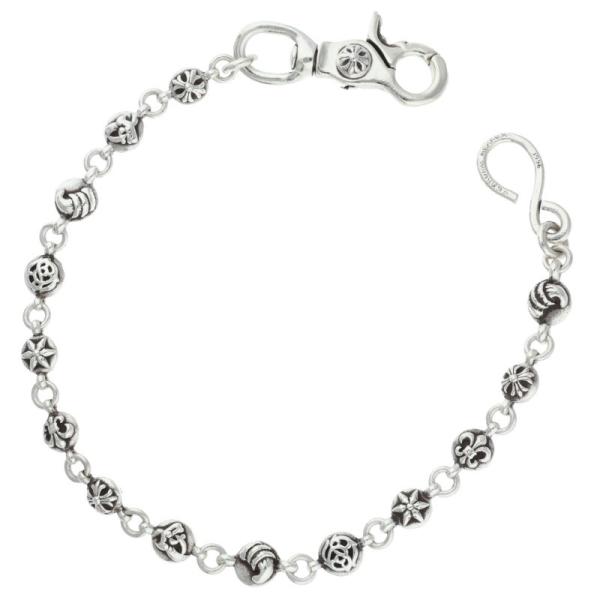 クロムハーツ サイズ:ショート  2BALL SHORT-S 1クリップショート#2マルチボール シルバーウォレットチェーン 中古 OS06 rinkan_15164-250912-0283