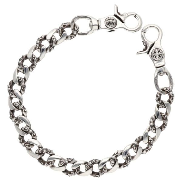 クロムハーツFANCYSHORT 2クリップファンシーショートウォレットチェーン CHROME HEARTS（クロムハーツ） ウォレットチェーン ショート FANCY