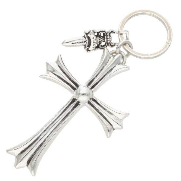 CHROME HEARTS クロムハーツ CH CRS LG&No5 DGGR ラージクロス#5ダガーキーリング シルバーキーリング CHROME HEARTS（クロムハーツ） CH CRS LG&No5 DGGR ラージクロス#5