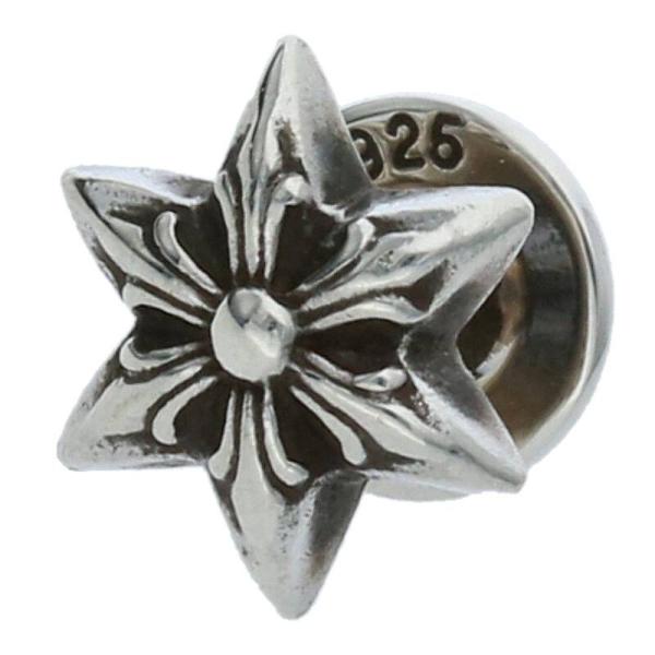 CHROME HEARTS クロムハーツ ピアス スタースタッド シルバー CHROME HEARTS クロムハーツ ピアス スタースタッド シルバー