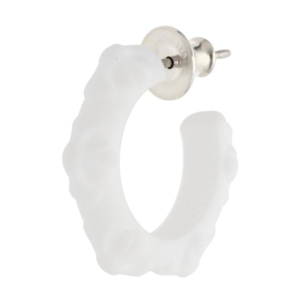 CHROME HEARTS（クロムハーツ） ピアス RUBBER HOOP CROSS SML クロス