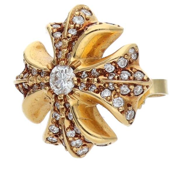 CHROME HEARTS（クロムハーツ） 22K CH PLS DIA CHプラススタッド PAVE