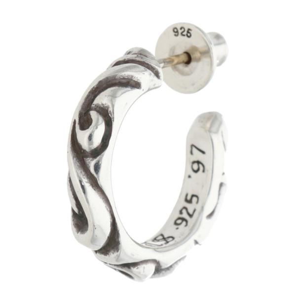 クロムハーツ スクロールフープピアス (片耳用) クロムハーツタイニースクロールフープピアス|クロムハーツ通販専門店