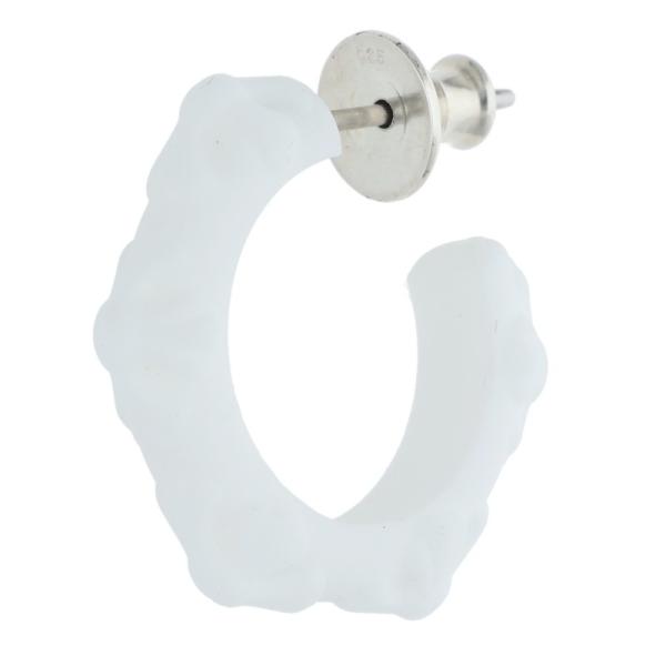 CHROME HEARTS（クロムハーツ） ピアス RUBBER HOOP CROSS SML クロス