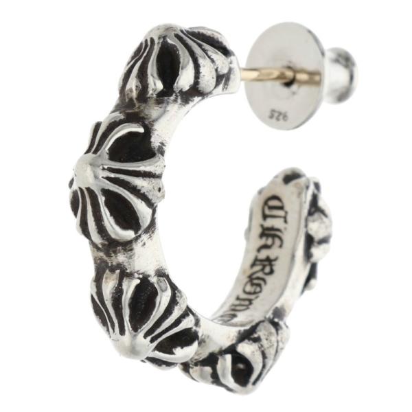 CHROME HEARTS（クロムハーツ） ピアス HOOP CROSS SML クロスバンド