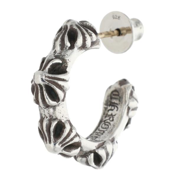CHROME HEARTS（クロムハーツ） ピアス HOOP CROSS SML クロスバンド