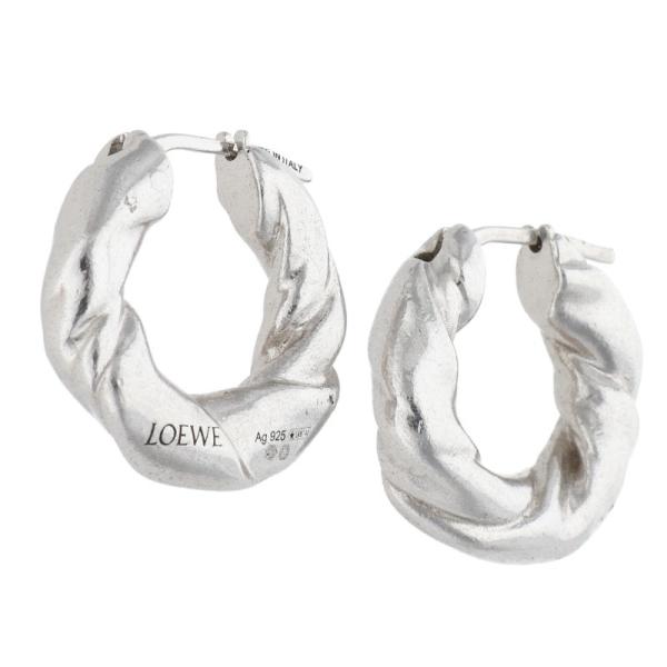 LOEWE（ロエベ） ピアス 25030277 ナパツイストシルバーピアス 中古
