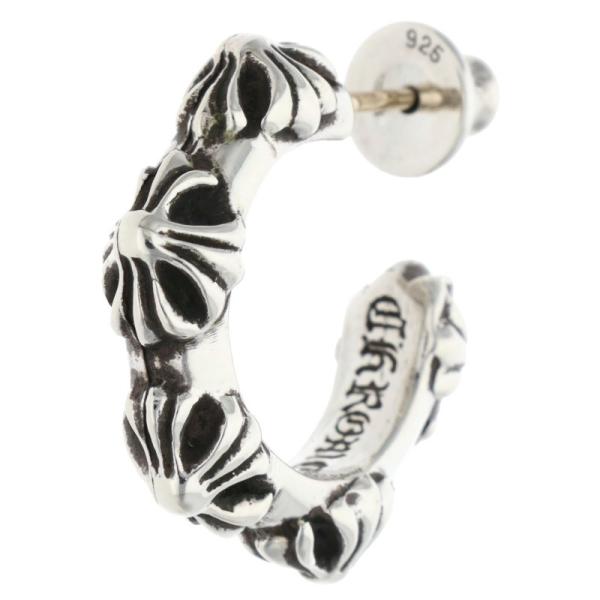 CHROME HEARTS（クロムハーツ） ピアス HOOP CROSS SML クロスバンド
