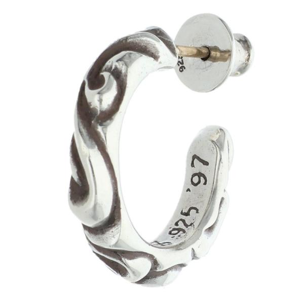 CHROME HEARTS（クロムハーツ） ピアス HOOP SCROOL 1 スクロール
