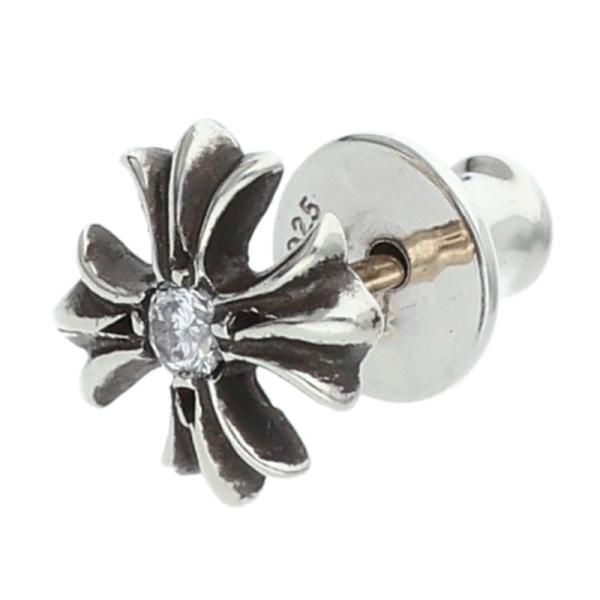 両耳　ピアス　シルバー925 ツイストピアス　BWL クロム CHROME HEARTS（クロムハーツ） ピアス No2 CH PLS DIA CHプラス