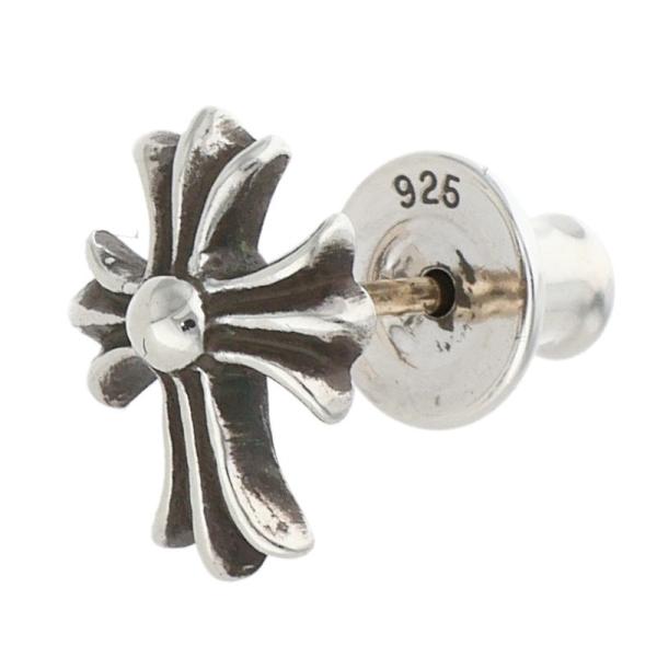 クロムハーツ STUD No2 CH PLUS クロス 片耳 ピアス シルバー CHROME