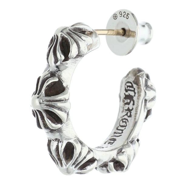 CHROME HEARTS（クロムハーツ） ピアス HOOP CROSS SML クロスバンド