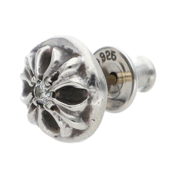 CHROME HEARTS クロムハーツ（原本有） STUD CRSBLL 1/DIA 1ダイヤ クロスボール スタッド ピアス【中古】 CHROME HEARTS（クロムハーツ） ピアス STUD CRSBLL DIA クロスボール