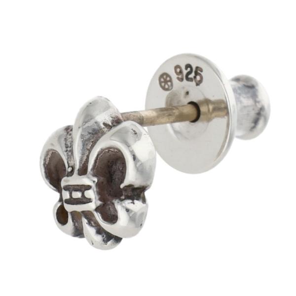 クロムハーツ  CO BS FLR/BSフレアスタッド シルバーピアス メンズ CHROME HEARTS（クロムハーツ） ピアス CO BS FLR BSフレアスタッド