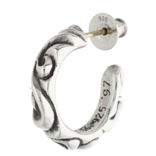 値下げしました！　クロムハーツ　フープスクロールピアス　中古 CHROME HEARTS（クロムハーツ） ピアス HOOP SCROOL 1 スクロール