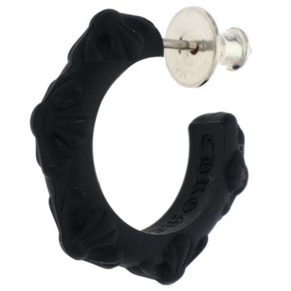 Chrome Hearts RUBBERクロスバンド フープシリコンピアス 新品 CHROME HEARTS（クロムハーツ） RUBBER HOOP CROSS SML クロスバンド
