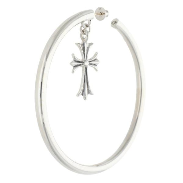 CHROME HEARTS（クロムハーツ） タイニーCHクロス付きシルバーピアス