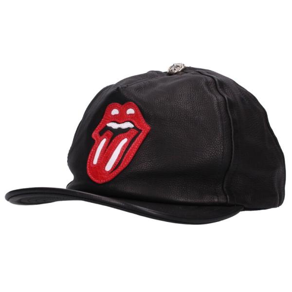 クロムハーツ サイズ:ONE SIZE リップアンドタンレザーベースボールキャップ 中古 NO05 CHROME HEARTS（クロムハーツ） サイズ:ONE SIZE リップアンド