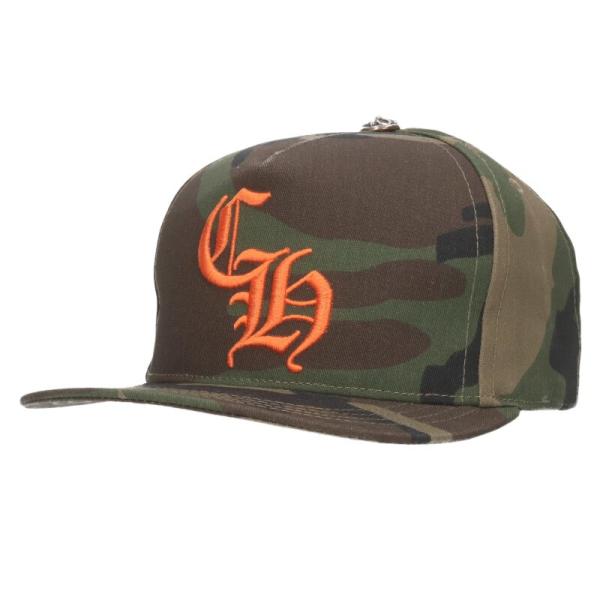 クロムハーツ サイズ:ONE SIZE  CH HAT CH刺繍ベースボールキャップ 中古 SJ02 CHROME HEARTS（クロムハーツ） 帽子 サイズ:ONE SIZE CH HAT CH刺繍