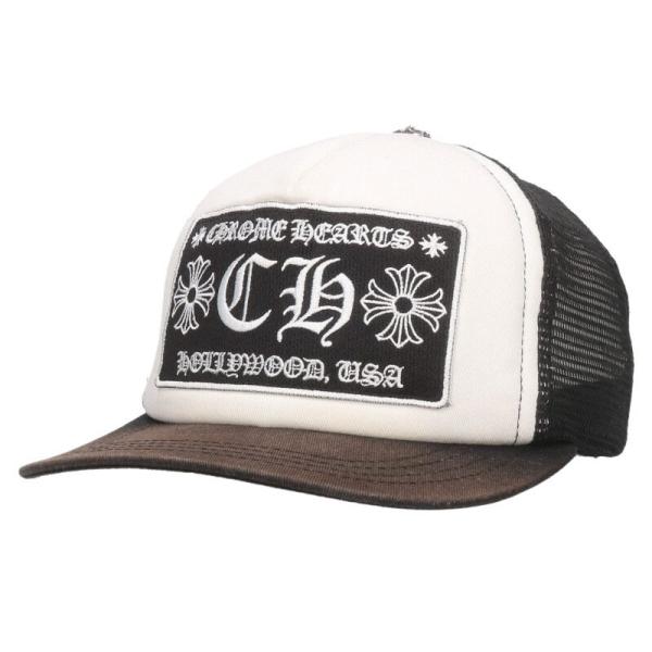クロムハーツ サイズ:ONE SIZE  TRUCKER CAP トラッカーキャップ CHパッチクロスボール付メッシュ帽子 中古 OS06 CHROME HEARTS（クロムハーツ） 帽子 サイズ:ONE SIZE TRUCKER CAP
