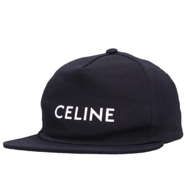 CELINE（セリーヌ） サイズ:M ロゴプリントベースボールキャップ帽子