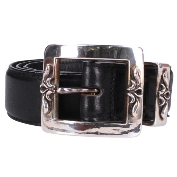 クロムハーツ サイズ:34  BLT 3PC OTJ レザーベルト 中古 SS07 CHROME HEARTS（クロムハーツ） ベルト サイズ:34 BLT 3PC OTJ レザー