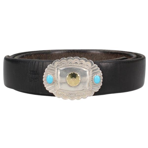 goro's（ゴローズ） 固定式金メタル付きバックル ベルト 中古 HJ08