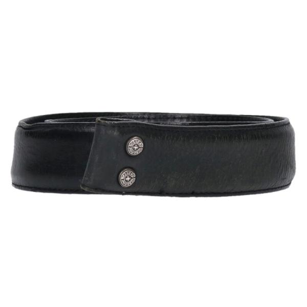 クロムハーツ レザーベルト 30 中古・古着通販】CHROME HEARTS (クロムハーツ) ベルト サイズ:30