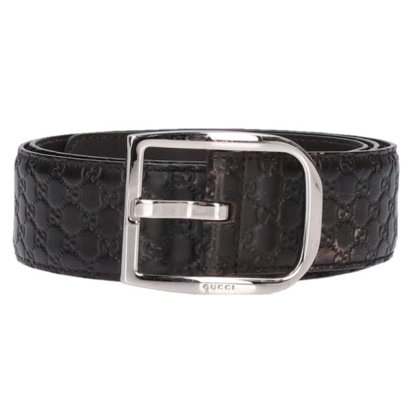 GUCCI グッチ サイズ:90/36 449716 GGロゴレザーベルト 中古 BS99