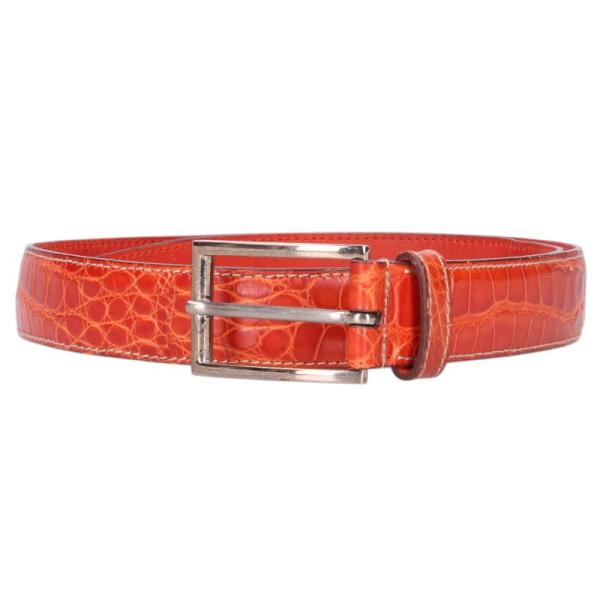 PRADA（プラダ） ベルト サイズ:80 クロコレザーベルト 中古 BS99