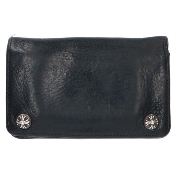 CHROME HEARTS クロムハーツ 財布 1ジップ クロスボールボタン CHROME HEARTS クロムハーツ 財布 1ジップ クロスボールボタン