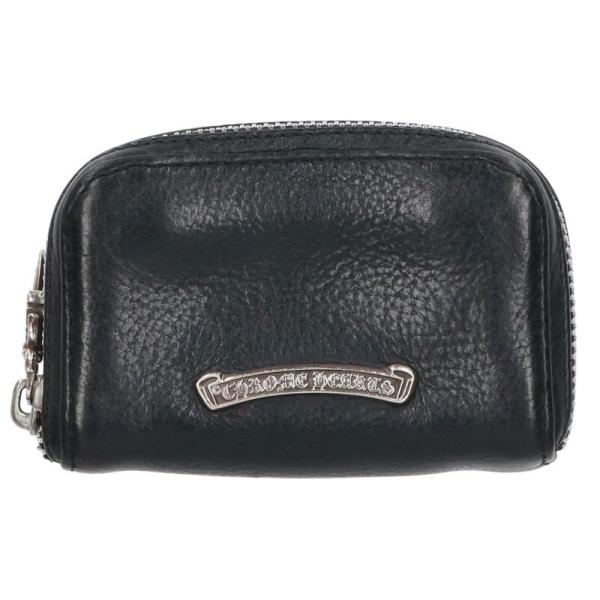 クロムハーツ   ZIP ORGNRG オーガナイザー ラウンドジップレザー財布 中古 SJ02 CHROME HEARTS（クロムハーツ） 財布 COIN CASE コインケース ダガー