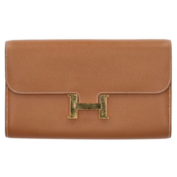 エルメス   コンスタンストゥーゴー Z刻印 G金具エプソン財布 中古 SS13 HERMES（エルメス） 財布 コンスタンストゥーゴー Z刻印 G金具エプソン