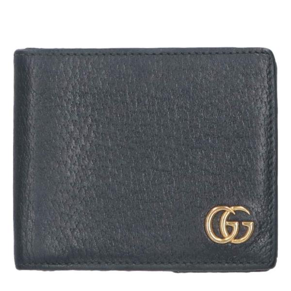 グッチ   428726 GGマーモント2つ折り財布 中古 BS99 GUCCI（グッチ） 428726 GGマーモント2つ折り財布 中古 BS99 : RINKAN