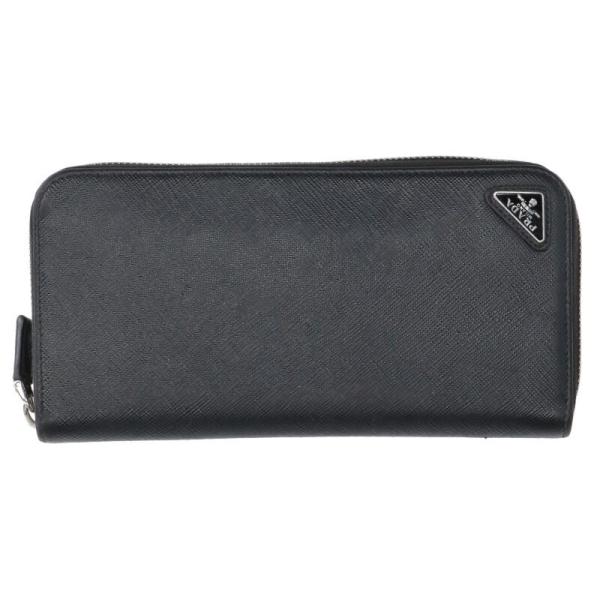 PRADA（プラダ） 財布 トライアングルロゴサフィアーノレザー財布 中古