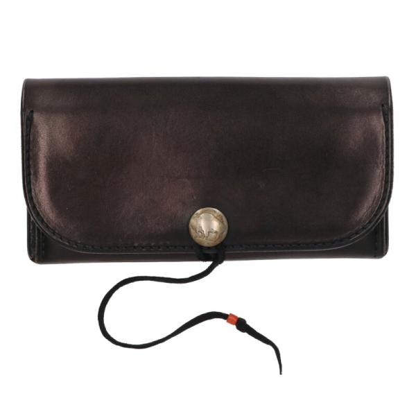 goro's（ゴローズ） サイズ:大 細長 黒 二つ折り 財布 中古 HJ08