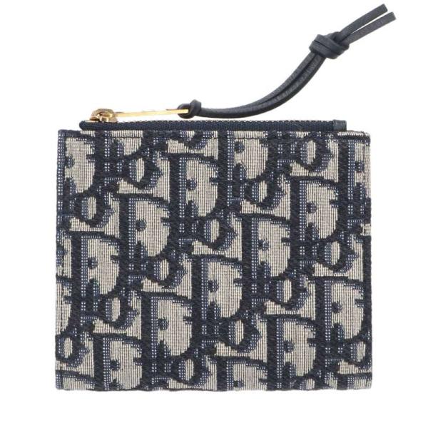 Dior 二つ折り財布 オブリーク キャンバス 美品 ディオール 財布 オブリーク二つ折り財布 中古 BS99 : RINKAN - 通販