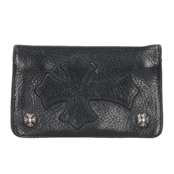 クロムハーツ1zip折り財布 CHROME HEARTS（クロムハーツ） 財布 1ZIP CROSS PATCH 1ジップ クロス