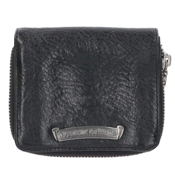 CHROME HEARTS クロムハーツ SQ ZIP BILL スクエアジップビル レザーウォレット 財布 ブラック CHROME HEARTS（クロムハーツ） 財布 SQ ZIP BILL スクエアジップビル