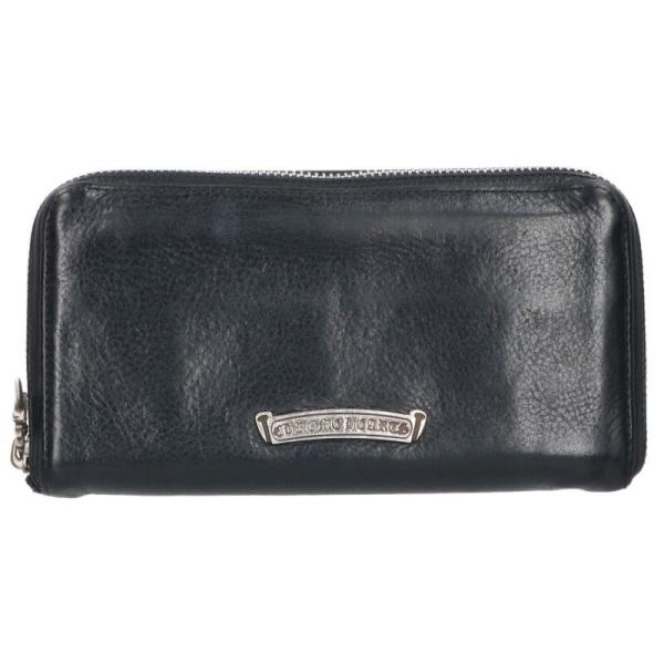 クロムハーツ　REC F ZIP PLANE 長財布　RINKAN鑑定済み CHROME HEARTS（クロムハーツ） REC F ZIP PLANE ラウンドジップレザー