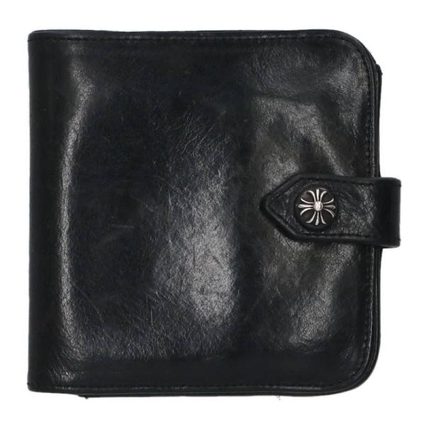 クロムハーツ　スクエアボタンビルウォレット美品‼︎ CHROME HEARTS（クロムハーツ） SQ BTN BILL スクエアボタンビル