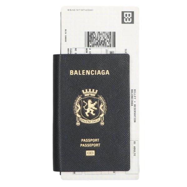未使用品 BALENCIAGA バレンシアガ 長財布 パスポート 箱 カード付き BALENCIAGA（バレンシアガ） パスポートロング財布 中古 SB01 : RINKAN