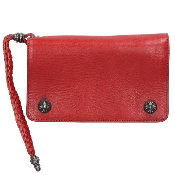 CHROME HEARTS 2Zip クロスボタン財布 CHROME HEARTS（クロムハーツ） 2ZIP STRAP 2ジップストラップ