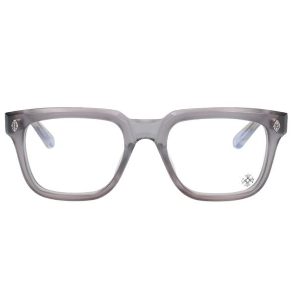 クロムハーツ サイズ:53□21-151  AMBIDIXTROUS CHプラステンプルスクエアフレーム眼鏡 中古 SJ02 CHROME HEARTS（クロムハーツ） 眼鏡 サイズ:53□21-151 AMBIDIXTROUS