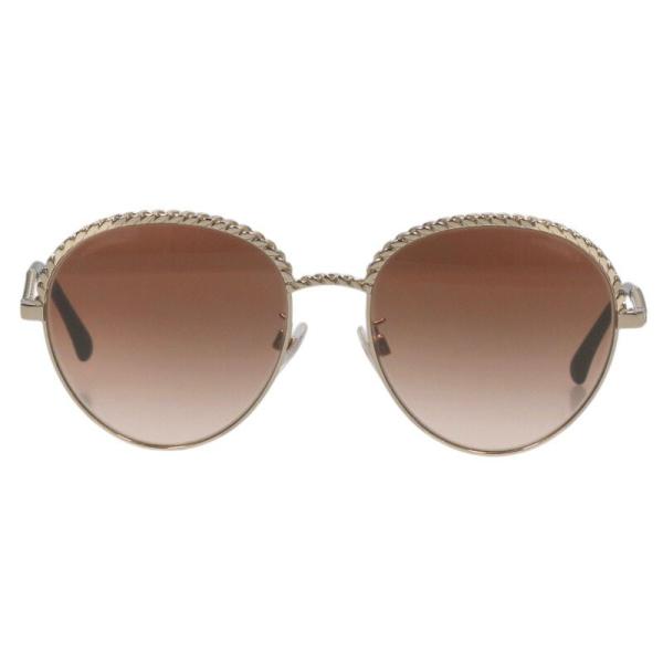 CHANEL（シャネル） 眼鏡 チェーン付きラウンドフレーム眼鏡 中古 BS99