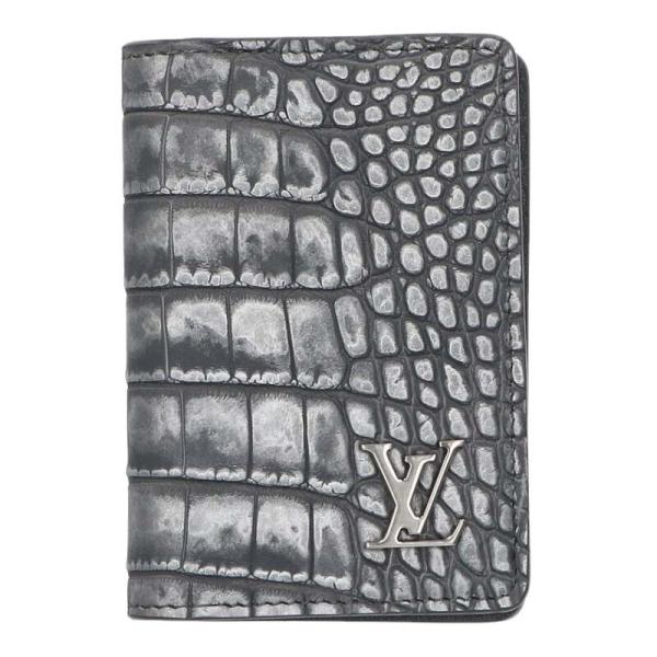 ルイヴィトン   オーガナイザー ドゥ ポッシュ エキゾチックレザークロコダイルカードケース 中古 BS99 LOUIS VUITTON（ルイ・ヴィトン） オーガナイザー ドゥ ポッシュ
