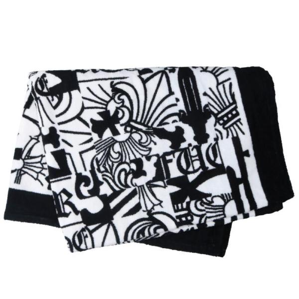 クロムハーツ   BEACH TOWEL CHロゴ総柄ビーチタオル 中古 OS06 CHROME HEARTS（クロムハーツ） CHロゴ総柄ビーチタオル 中古 OS06
