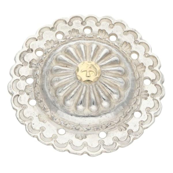 ジョジョ goro's ゴローズ　GB-14/金メタル付きフラワーコンチョ goro's（ゴローズ） 現行 GB-14 金メタル付きフラワー コンチョ 中古